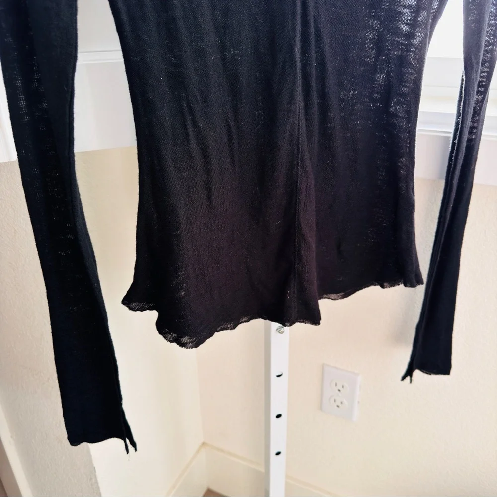 Freepeople. Intimately free. Size S. Sheer full sleeve with curved hem. NWOT - Picture 3 of 14
